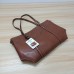 RAVESSIA Women's Brown Leather Handbag - Elegant and Versatile for Everyday or Special Occasions