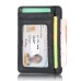 RAVESSIA Black Leather Wallet for Cards - Slim, Stylish, and Secure for Everyday Use