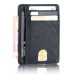 RAVESSIA Black Leather Wallet for Cards - Slim, Stylish, and Secure for Everyday Use