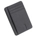 RAVESSIA Black Leather Wallet for Cards - Slim, Stylish, and Secure for Everyday Use